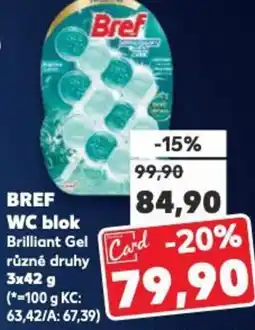 Kaufland BREF WC blok Brilliant Gel nabídka