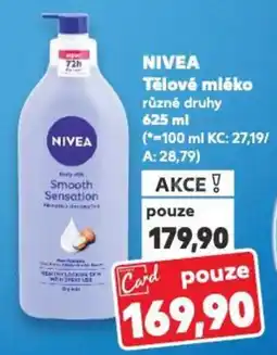 Kaufland NIVEA Tělové mléko nabídka