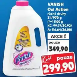 Kaufland VANISH Oxi Action různé druhy nabídka