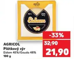 Kaufland AGRICOL Plátkový sýr nabídka