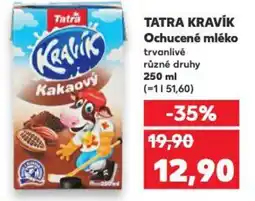 Kaufland TATRA KRAVÍK Ochucené mléko trvanlivé nabídka