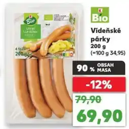 Kaufland Vídeňské párky nabídka