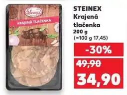 Kaufland STEINEX Krajená tlačenka nabídka