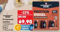 Kaufland Proteinová tyčinka s čokoládovou příchutí nabídka