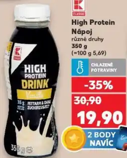 Kaufland High Protein Nápoj nabídka