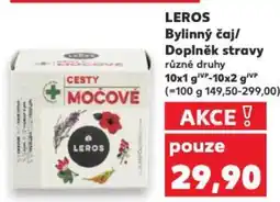 Kaufland LEROS Bylinný čaj Doplněk stravy nabídka