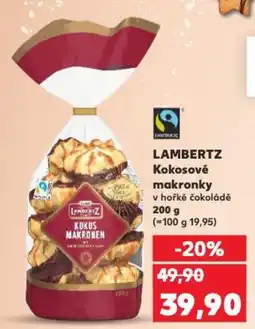 Kaufland LAMBERTZ Kokosové makronky nabídka