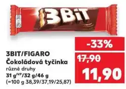 Kaufland 3BIT/FIGARO Čokoládová tyčinka nabídka