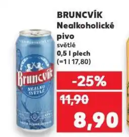 Kaufland BRUNCVÍK Nealkoholické pivo světlé nabídka