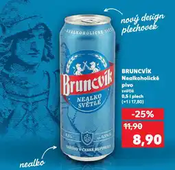 Kaufland BRUNCVÍK Nealkoholické pivo světlé nabídka