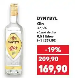 Kaufland DYNYBYL Gin 37,5% nabídka