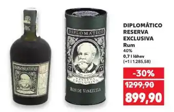 Kaufland Diplomático reserva exclusiva rum nabídka