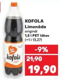 Kaufland KOFOLA Limonáda originál nabídka