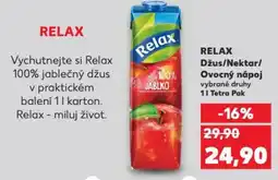 Kaufland RELAX Džus/Nektar/ Ovocný nápoj nabídka