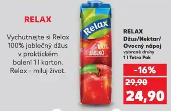 Kaufland RELAX Džus/Nektar/ Ovocný nápoj nabídka