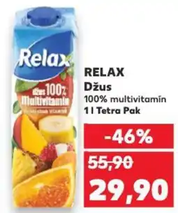 Kaufland RELAX Džus 100% multivitamin nabídka