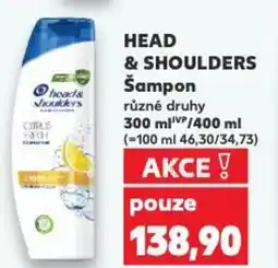 Kaufland HEAD & SHOULDERS Šampon nabídka