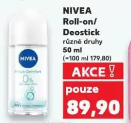 Kaufland NIVEA Roll-on/ Deostick nabídka