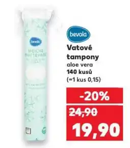 Kaufland Vatové tampony aloe vera nabídka