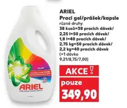Kaufland ARIEL Prací gel/prášek/kapsle různé druhy nabídka