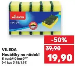 Kaufland VILEDA Houbičky na nádobí nabídka