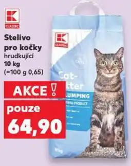 Kaufland Stelivo pro kočky hrudkujici nabídka