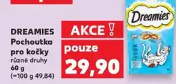Kaufland DREAMIES Pochoutka pro kočky nabídka