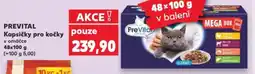Kaufland PREVITAL Kapsičky pro kočky v omáčce nabídka