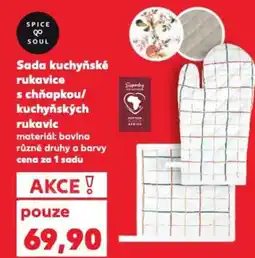 Kaufland Sada kuchyňské rukavice s chňapkou/ kuchyňských rukavic nabídka