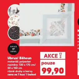 Kaufland Ubrus/ Běhoun nabídka