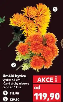 Kaufland Umělá kytice nabídka