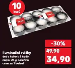 Kaufland Iluminační svíčky nabídka