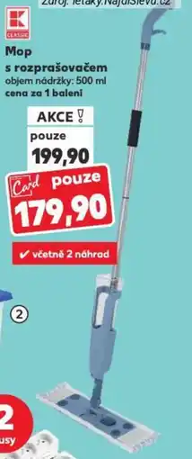 Kaufland Mop s rozprašovačem nabídka