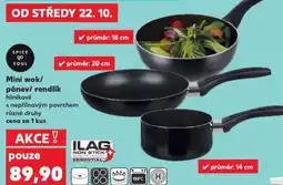 Kaufland Mini wok/ pánev/ rendlík nabídka