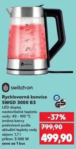Kaufland Rychlovarná konvice SWGD 3000 B3 nabídka