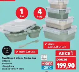 Kaufland Svačinová dóza/ Sada dóz nabídka