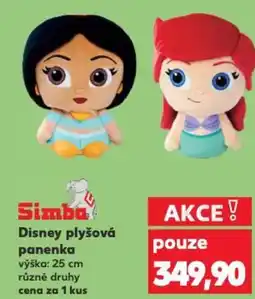Kaufland Simba Disney plyšová panenka nabídka