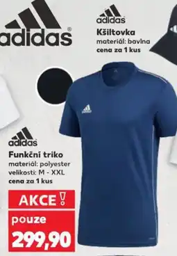 Kaufland adidas Funkční triko nabídka