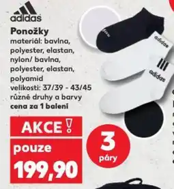 Kaufland adidas Ponožky nabídka