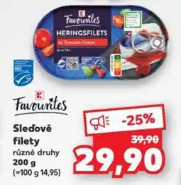 Kaufland Favourites Sledové filety nabídka