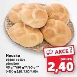Kaufland Houska běžné pečivo pšeničné nabídka