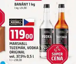 Trefa MARSHALL TUZEMÁK, VODKA ORIGINAL vol. 37,5% 0,5 l nabídka