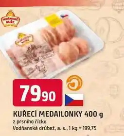 Trefa KUŘECÍ MEDAILONKY 400 g z prsního řízku nabídka