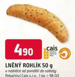 Trefa LNĚNÝ ROHLÍK 50 g nabídka