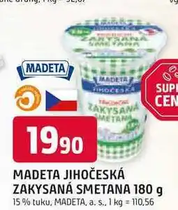Trefa MADETA JIHOČESKÁ ZAKYSANÁ SMETANA 180 g 15% tuku nabídka