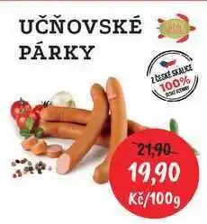 RABBIT řeznictví UČŇOVSKÉ PÁRKY 100g nabídka