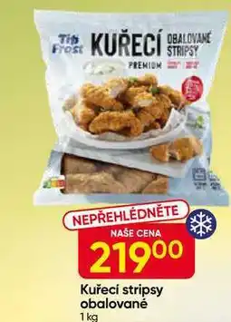 Hruška TipaFrost Kuřecí stripsy obalované 1 kg nabídka