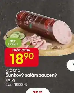 Hruška Šunkový salám zauzený 100 g nabídka