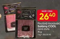 Hruška Poctivá moravská Salámy COOL různé druhy 75 g nabídka