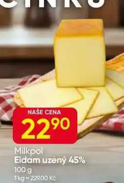 Hruška Milkpol Eidam uzený 45% 100 g nabídka